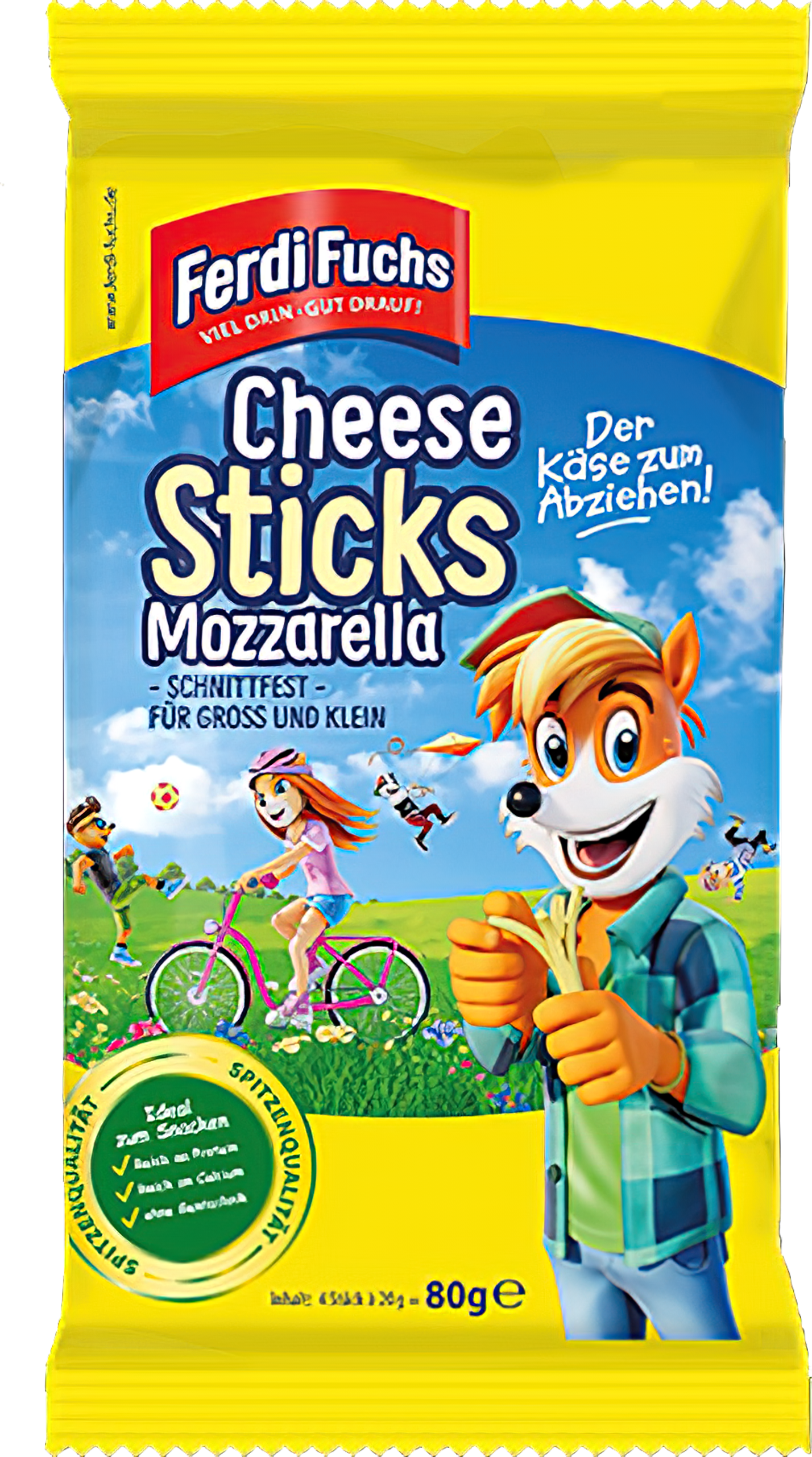 Produktverpackung Cheese Sticks Mozzarella