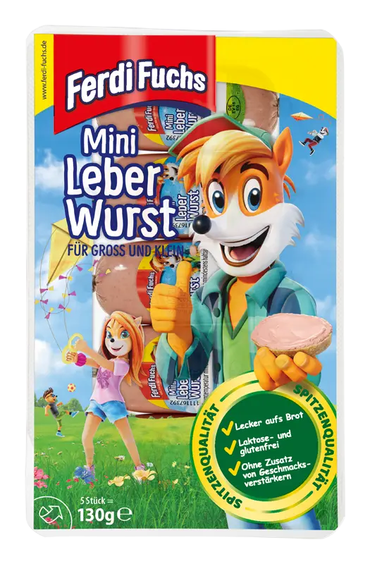 Produktverpackung Mini Leberwurst