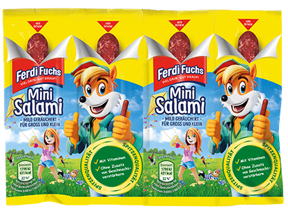 Produktverpackung Mini Salami