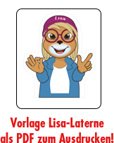 Lisa-Laterne-Druckvorlage