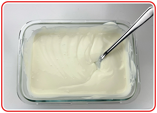 Step 1 - Frozen Joghurt